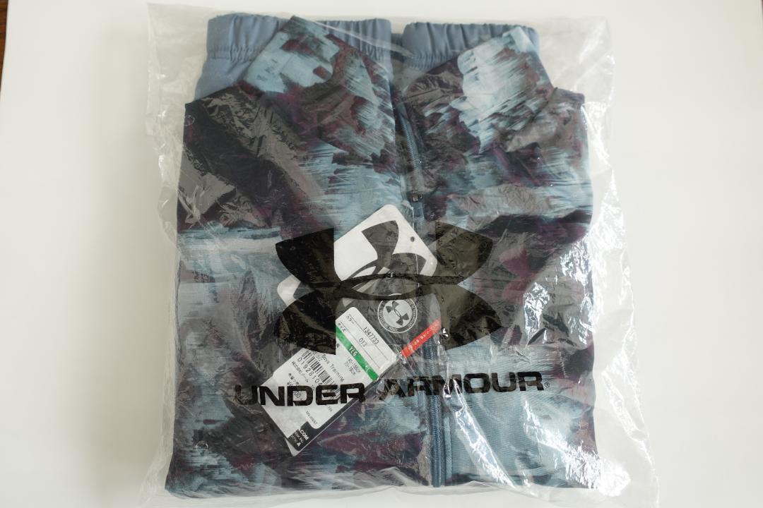 【新品・未開封】アンダーアーマー　ジュニア ウインドジャケット　150　グレー系