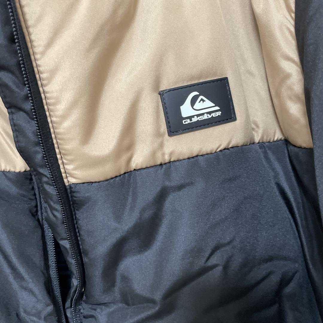 Quiksilver ウィンタージャケット 黒/ベージュ