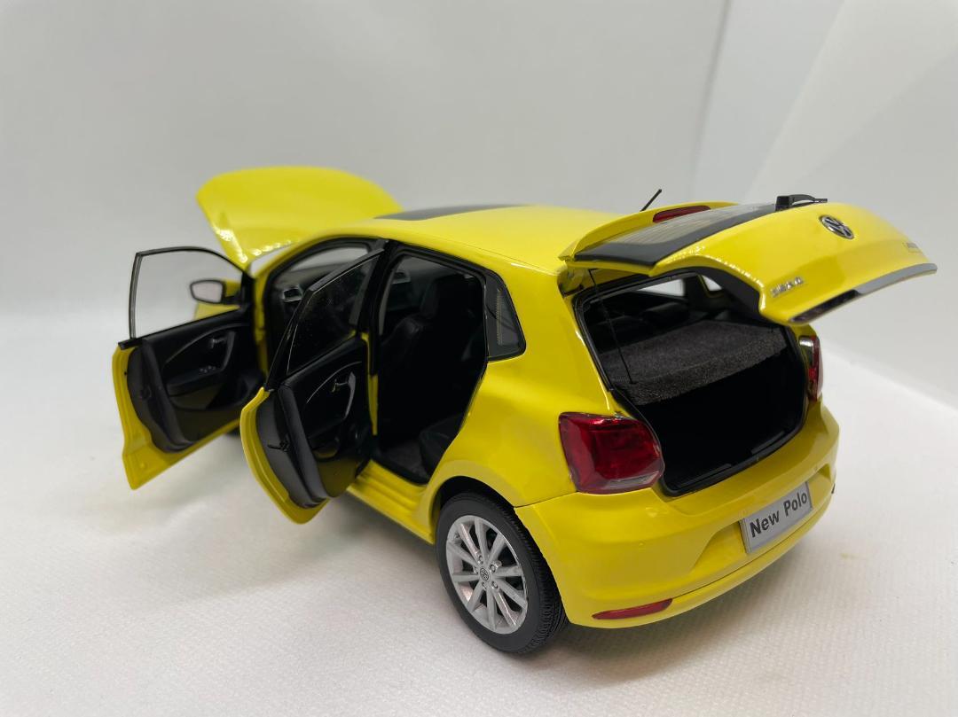VW特注 1/18 フォルクスワーゲン VW New POLO イエロー - メルカリ