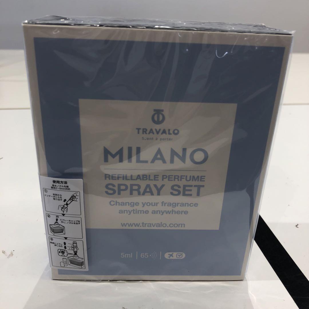 Travalo Milano リフィラブル香水スプレーセット 3本 TRAVALO MILANOミラノセット アトマイザー 5ml×3本セット - 香水
