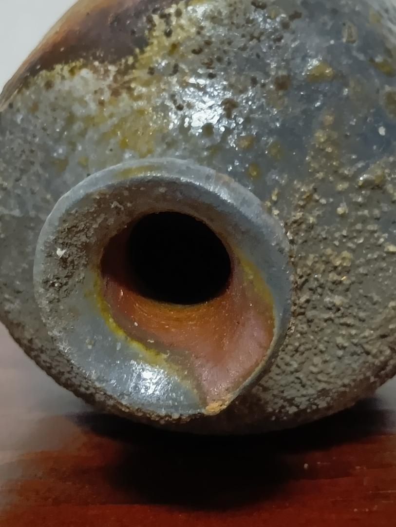 正宗悟　備前徳利　窯変 正宗悟/正宗杜康 備前焼 窯変大徳利 酒器 共箱 : アンティーク