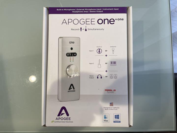 絶妙なデザイン Apogee ONE(送料込み) DTM/DAW 絶妙なデザイン Apogee ONE(送料込み) DTM/DAW