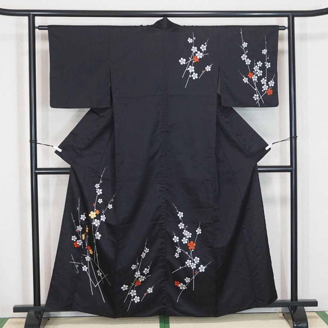 なんでも鑑定団よりも驚き！ 未仕立て 着物 振袖 正絹 リメイク ブルー 絹 新品 仮絵羽 着物・浴衣