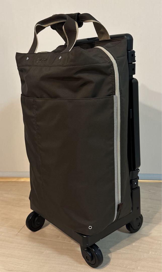 スワニー 座面付き キャリーバック(ブラウン)