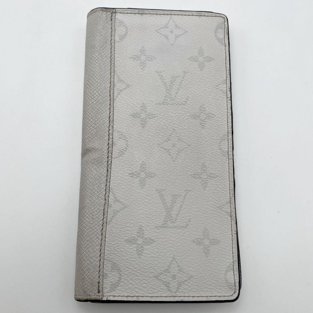 ルイヴィトン モノグラム タイガラマ ポルトフォイユ ブラザ NM 長財布　白