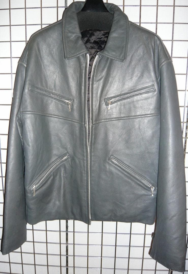 人気ブランド GREY 羊革レザージャケット M econet.bi