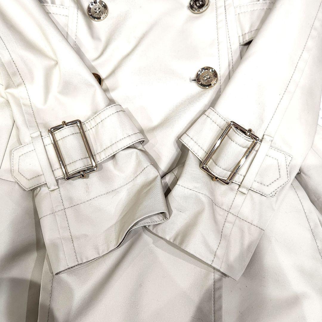 ✨美品✨GUCCI グッチ❣️トレンチコート　M　ゴールド金具　ハニーベージュ