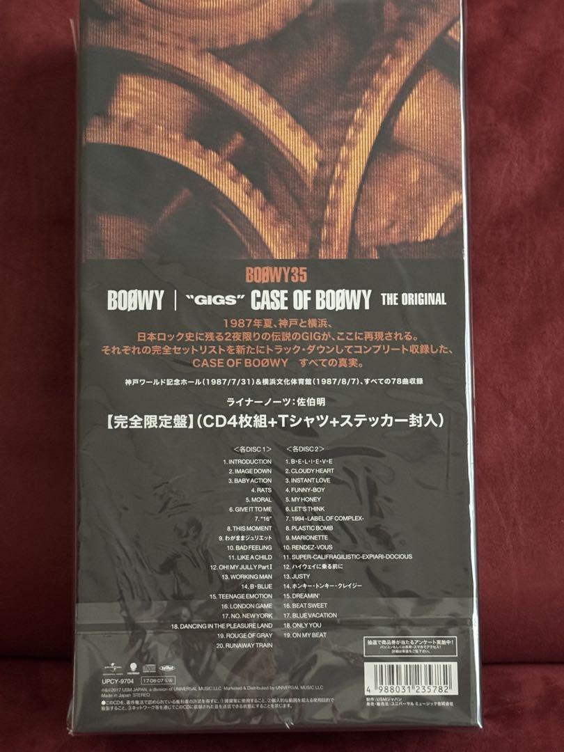 \\"GIGS\\" CASE OF BOØWY-THE ORIGINAL-✨️新品✨️