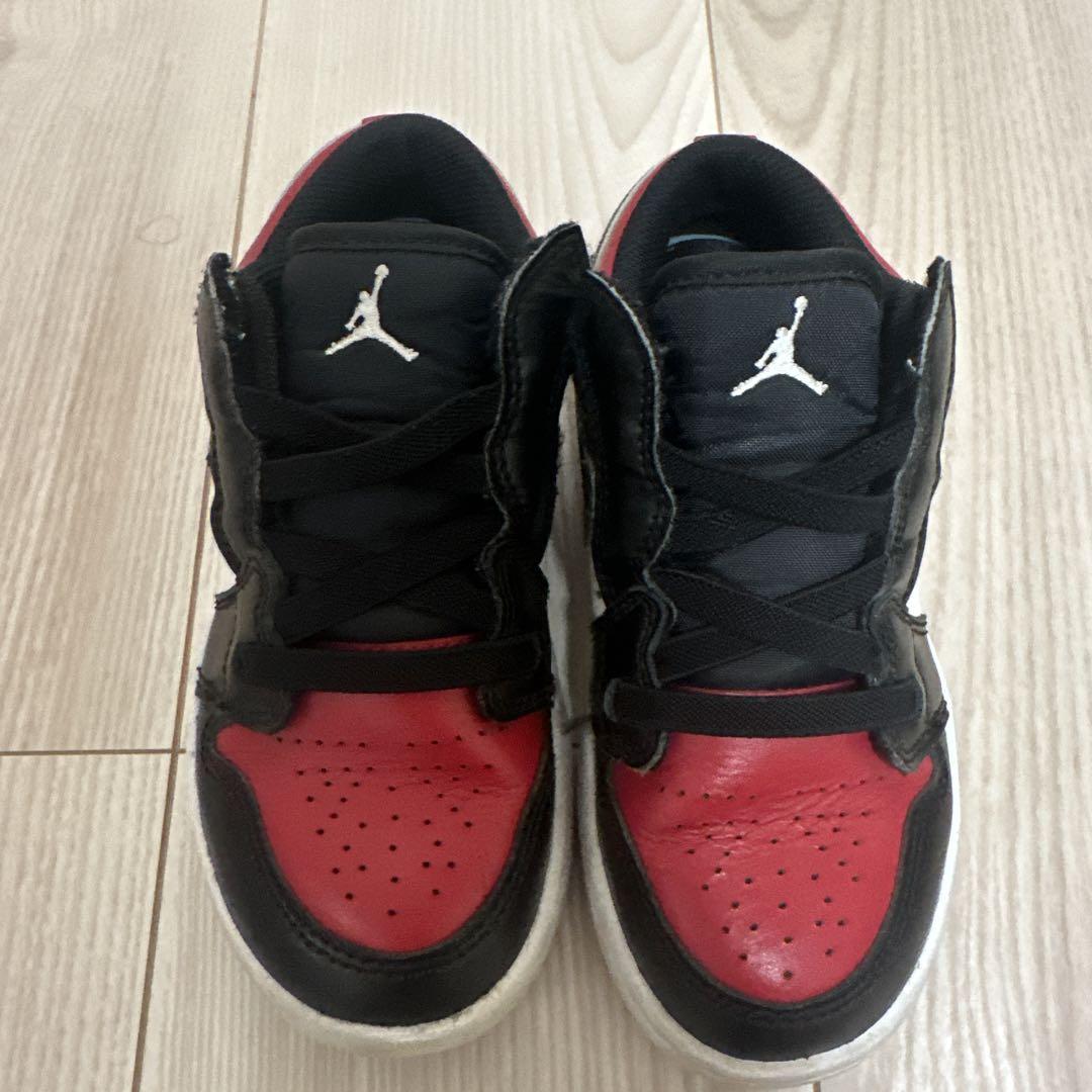 Air Jordan1 キッズシューズ レッド/ブラック　19センチ