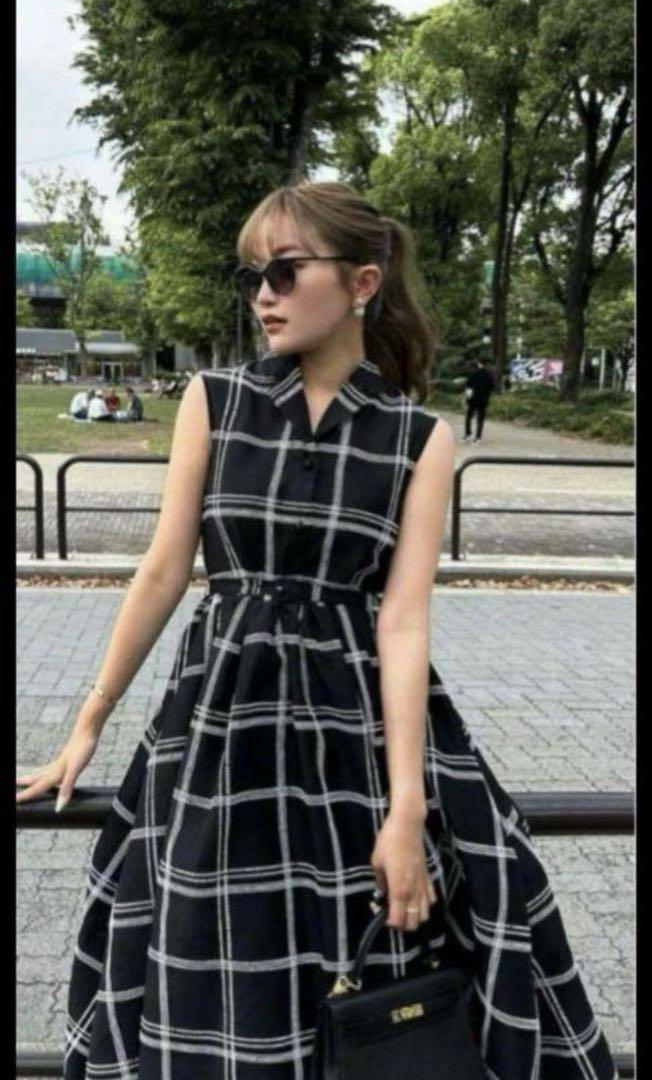 ワンピース sheller flocky check long shirt dress sheller flocky check long shirt dress ワンピース