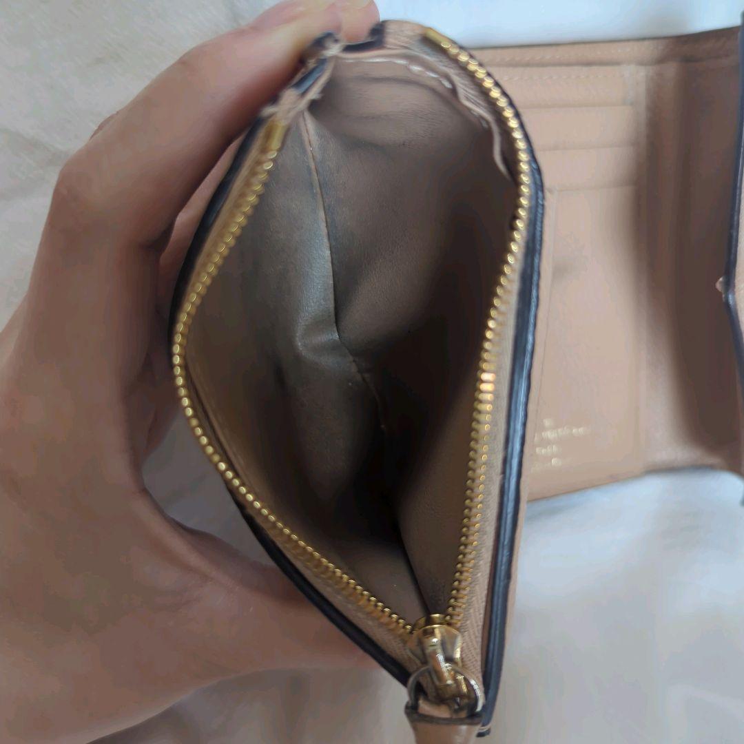 Louis Vuitton 三つ折り財布 ベージュ　アンプラント
