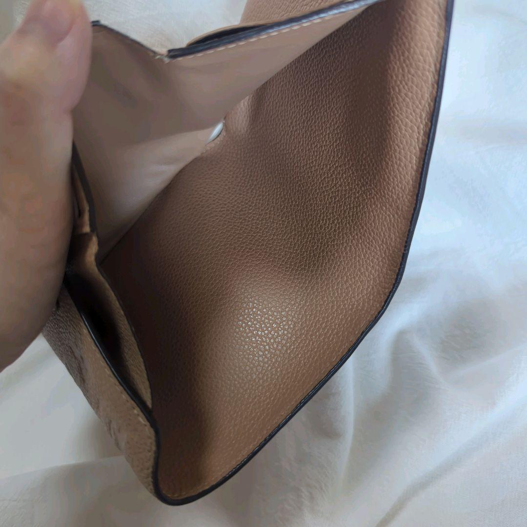 Louis Vuitton 三つ折り財布 ベージュ　アンプラント