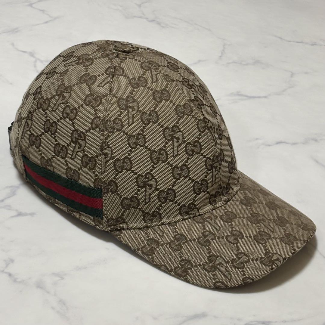 帽子 PALACE x GUCCI GG-P Canvas Baseball Hat