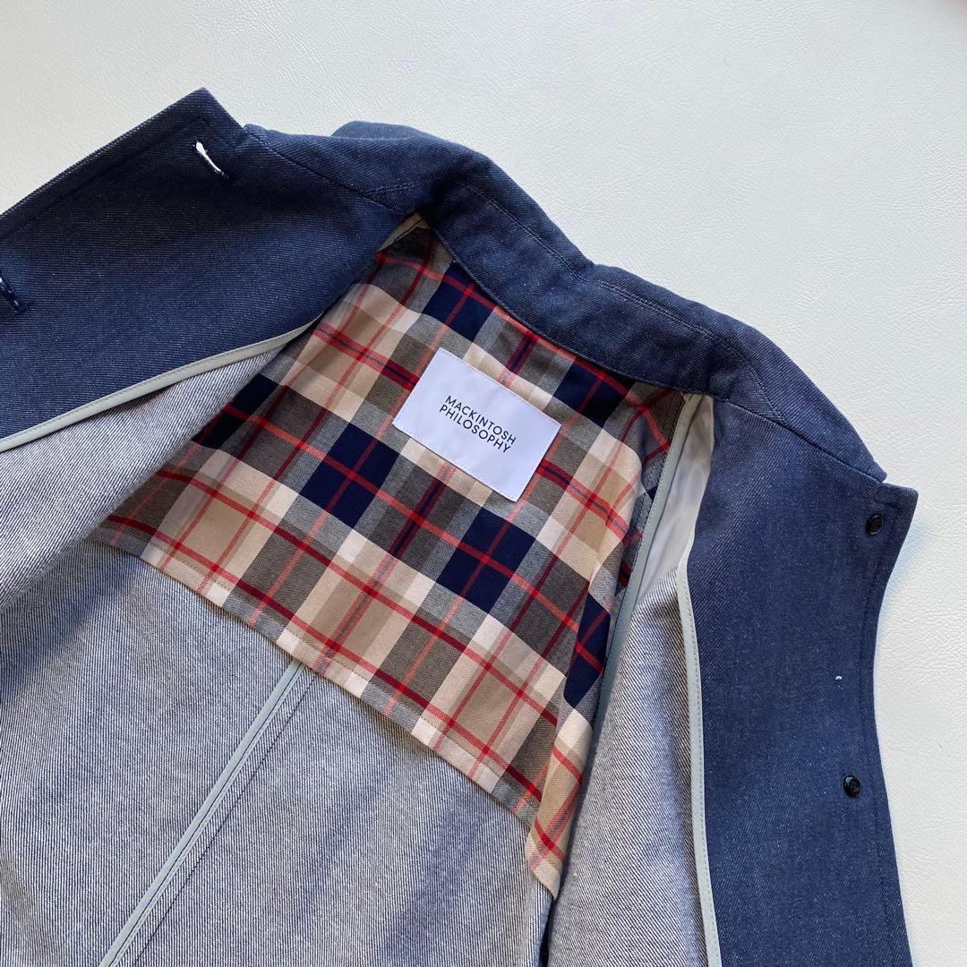 2024 マッキントッシュフィロソフィ ウェルベリーデニムジャケット 銀ボタン 2024 マッキントッシュフィロソフィ ウェルベリーデニムジャケット 銀ボタン