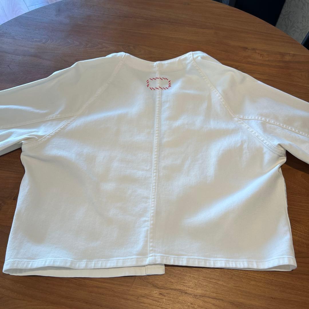 ホワイトカバーオールデニム SIZE