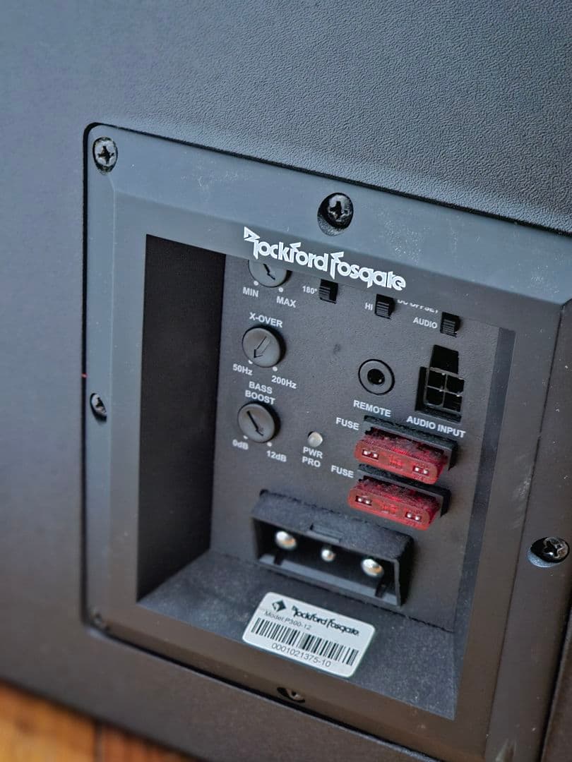 Rockford Fosgate ウーファー P300-12目立った傷や汚れなし BRIGHTFACE_UK