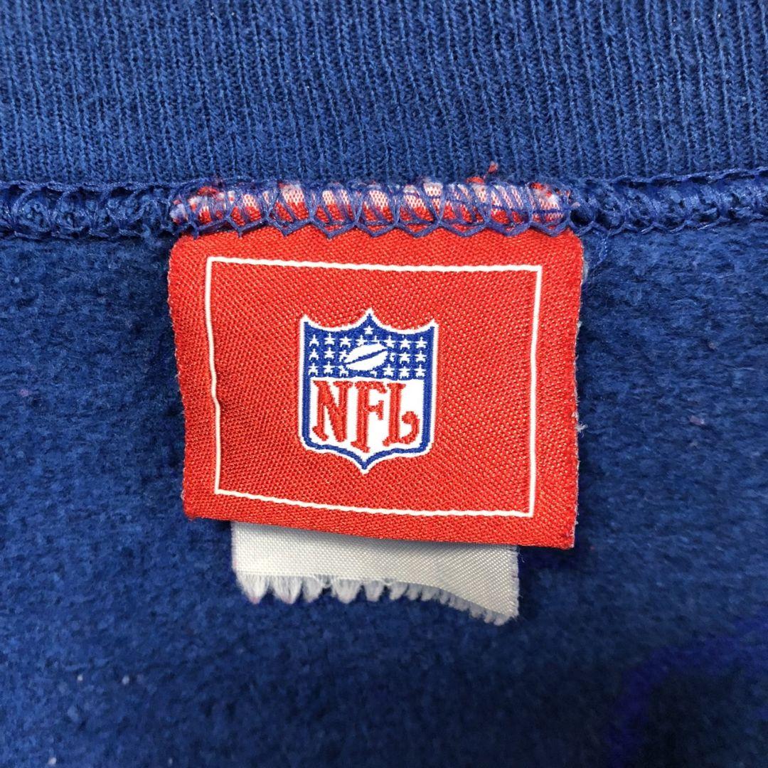 NFL 刺繍ロゴ　スウェット　トレーナー　アメフト　古着　コルツ　L XL 青