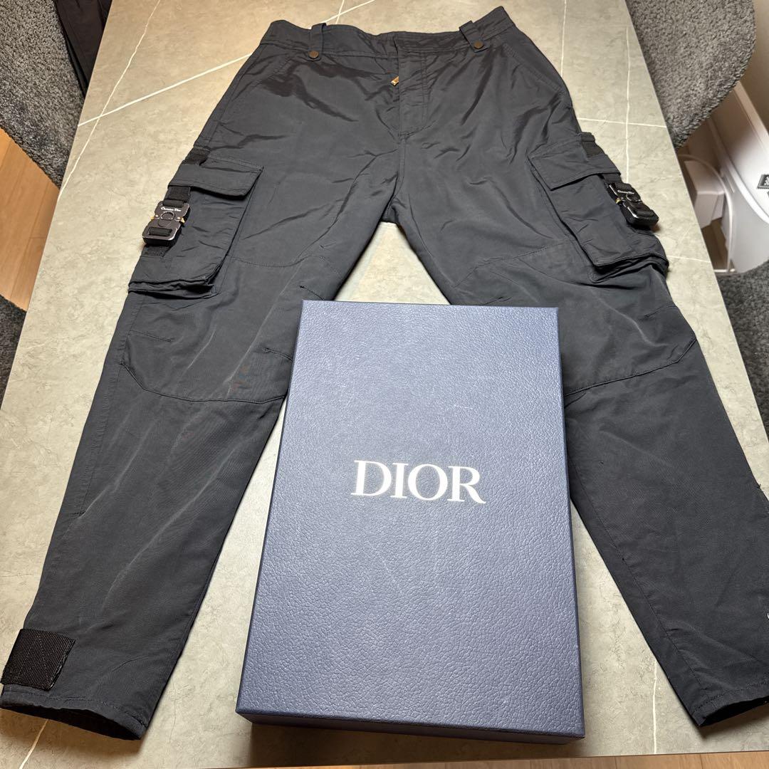 Dior alyx カーゴパンツ ブラック 44箱付き - メルカリ