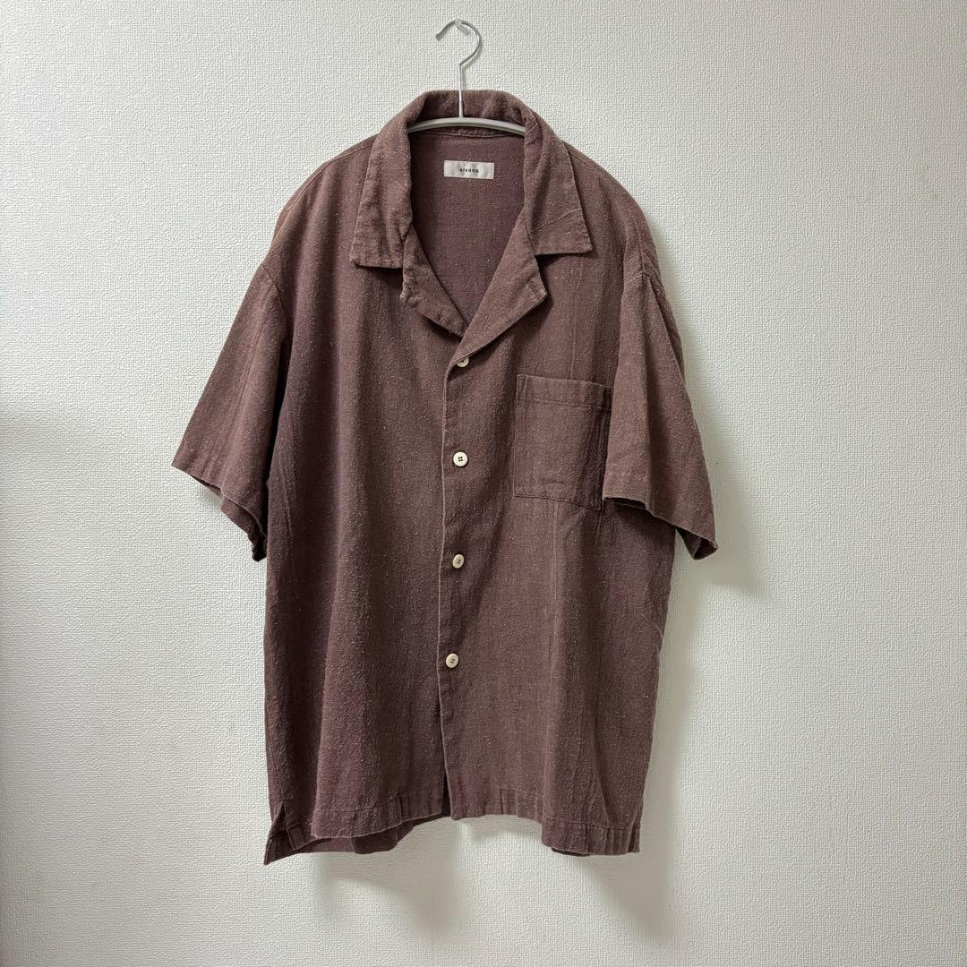 alvana hemp open color shirt ヘンプシャツ 2