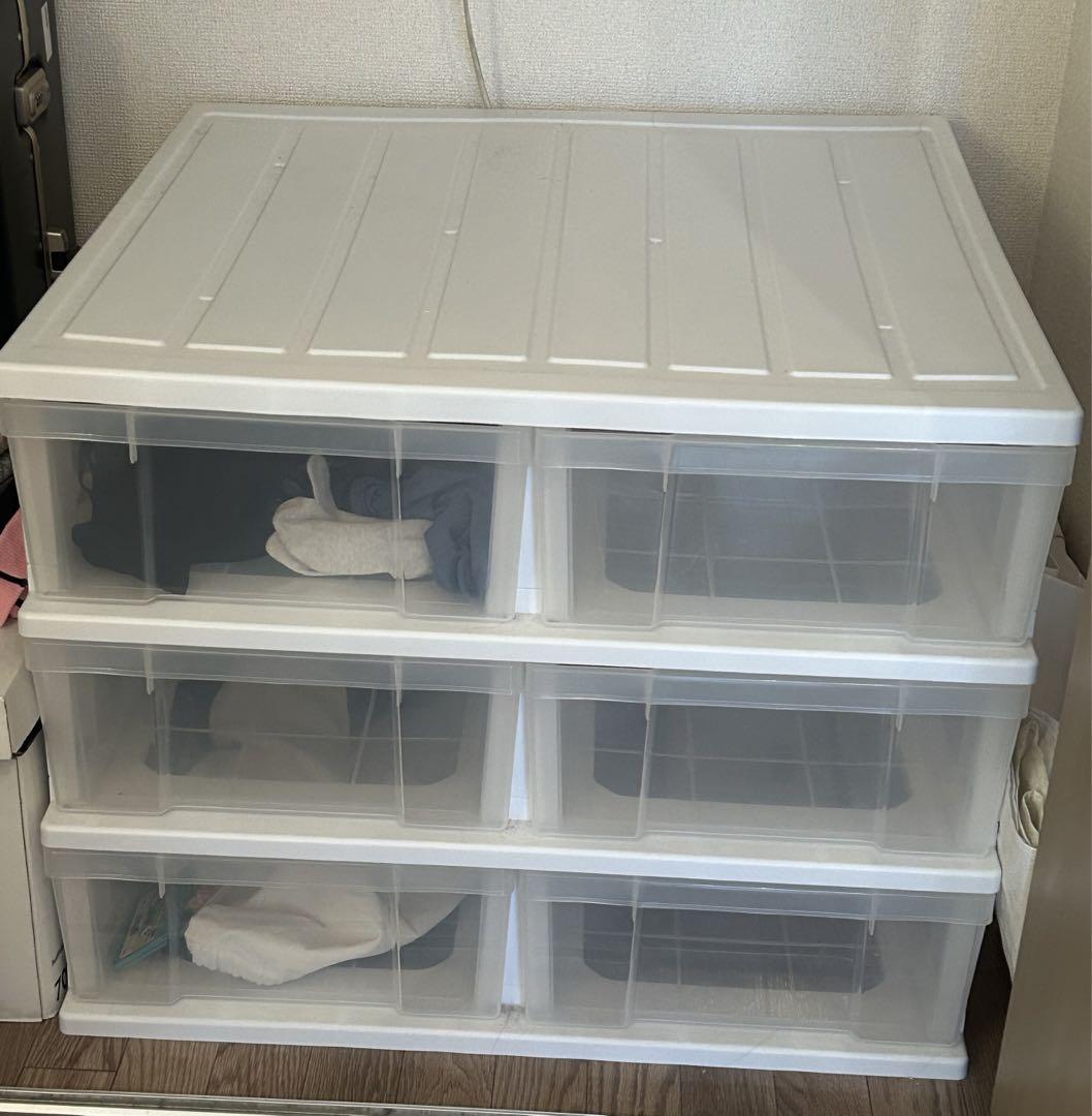 アイリスオーヤマ　プラチェスト　巾75㎝　奥行70㎝　高さ58㎝