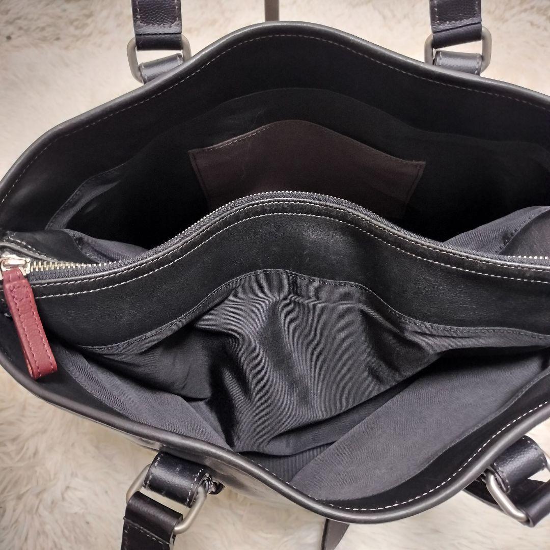 KDさま専用　ポールスミス トートバッグ 肩掛け可能 オールレザー 大容量