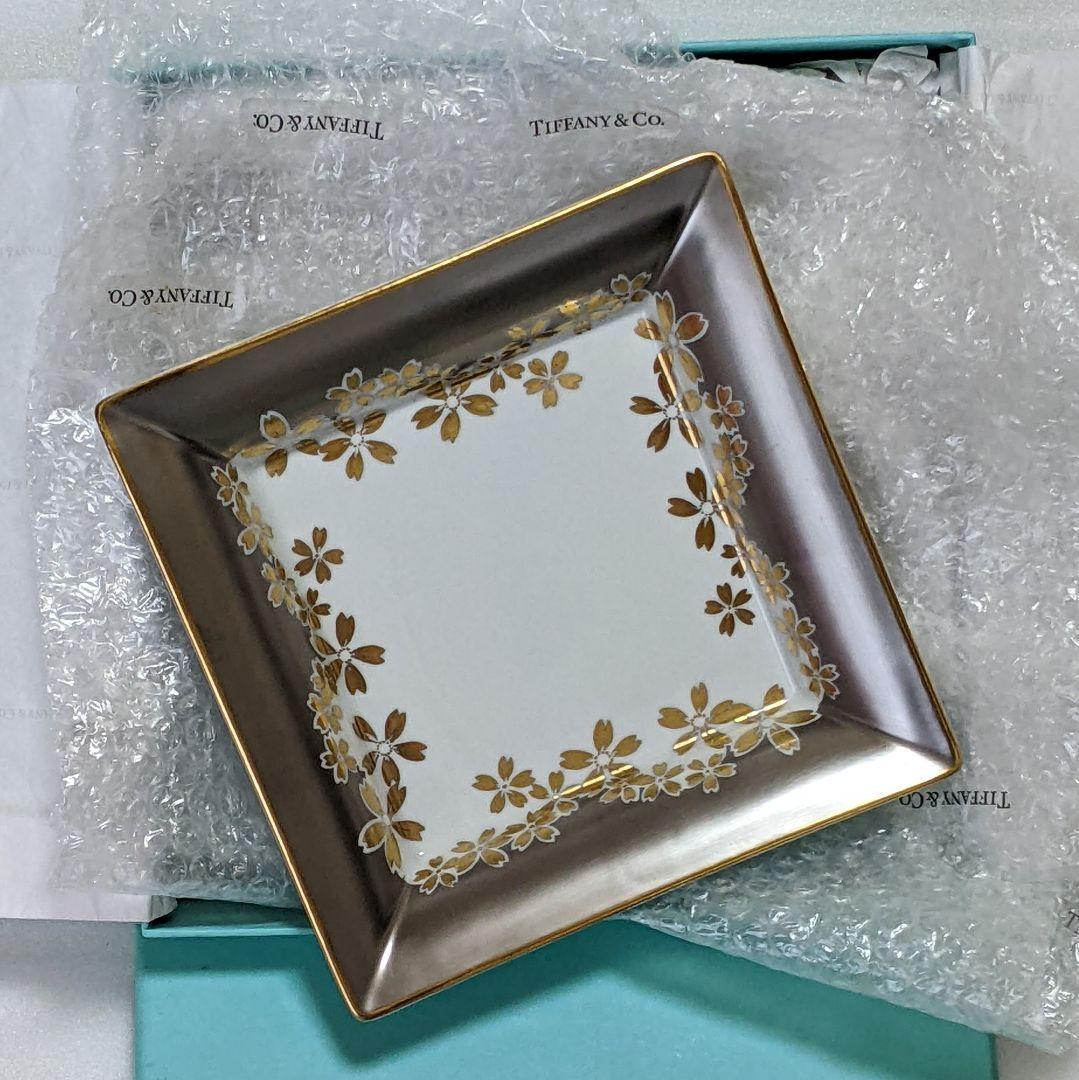 中古 ティファニー ヴィドポシェ さくら 桜 ゴールド&シルバー スクエア 中古 ティファニー ヴィドポシェ さくら 桜 ゴールド&シルバー スクエア