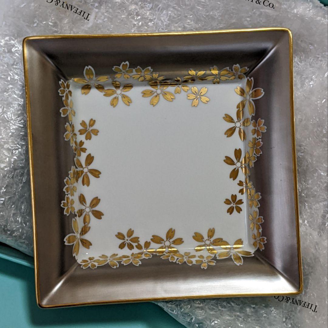 中古 ティファニー ヴィドポシェ さくら 桜 ゴールド&シルバー スクエア 中古 ティファニー ヴィドポシェ さくら 桜 ゴールド&シルバー スクエア