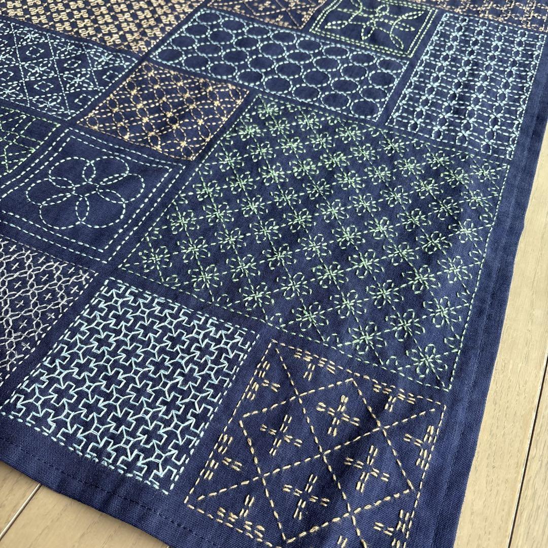刺し子完成品テーブルクロス