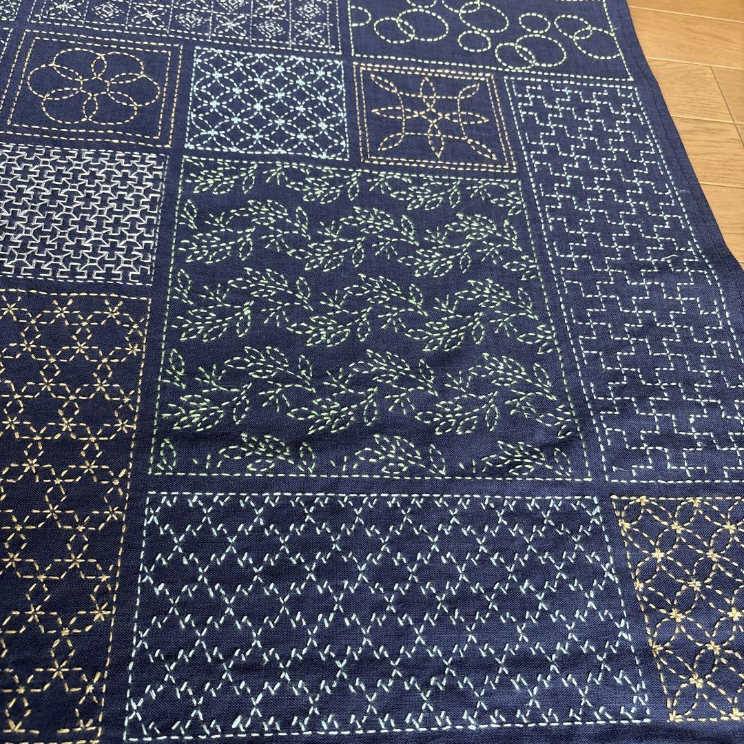 刺し子完成品テーブルクロス