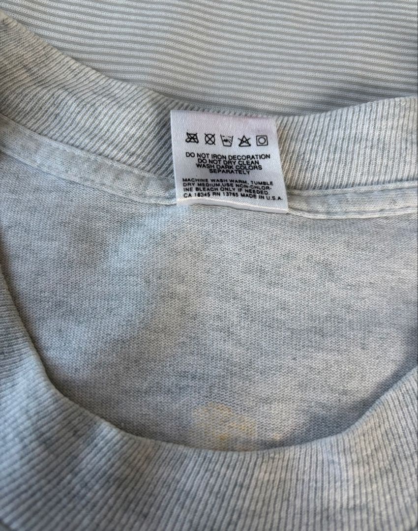 ぶち抜きスマイル Tシャツ Vintage 90s サイズXL