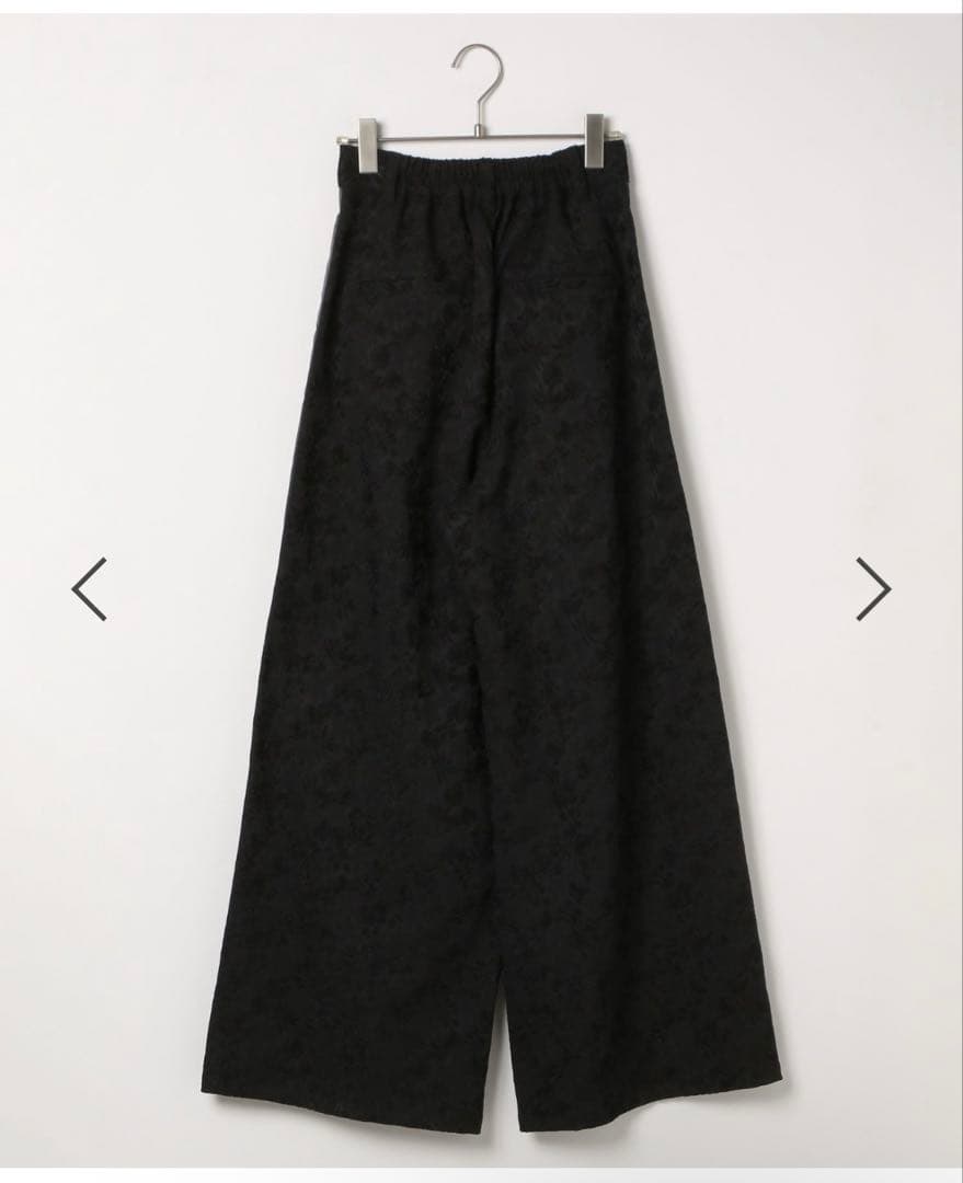レースジャガードワイドパンツ／PAGE BOY