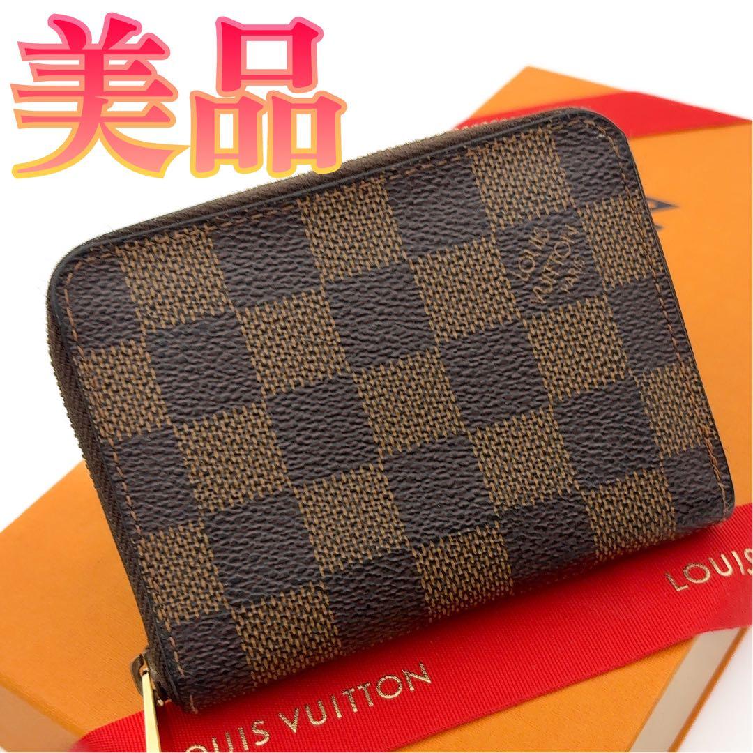 ルイヴィトン ダミエ エベヌ ジッピーコインパース コインケース 小銭入れLOUIS VUITTON