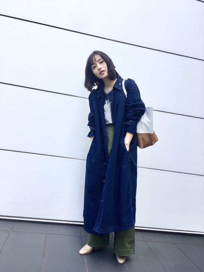 ジースターロウ デニム コート 石原さとみさん