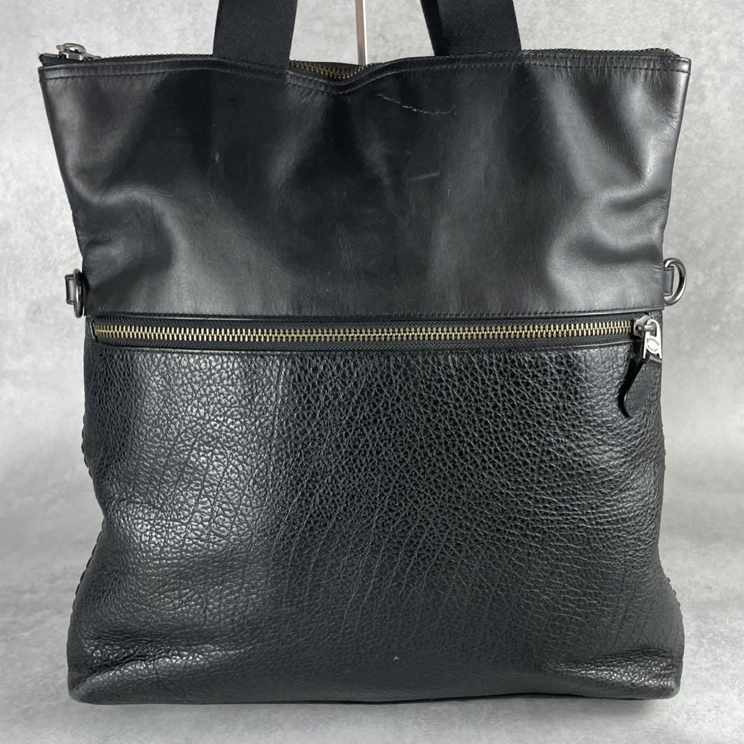 入手困難✨ コーチ ビジネスバッグ 2way トートバッグ レザー ブラック