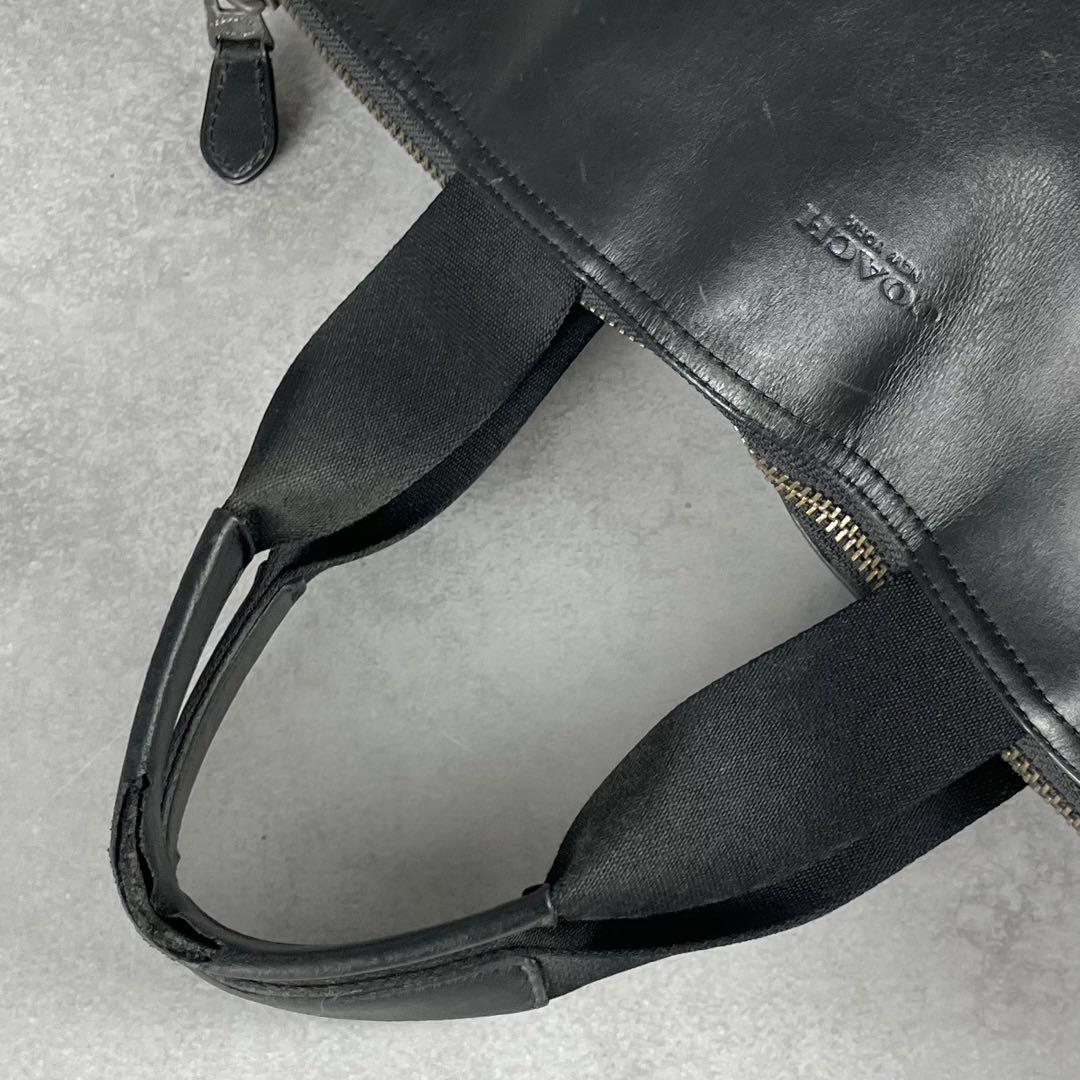 入手困難✨ コーチ ビジネスバッグ 2way トートバッグ レザー ブラック