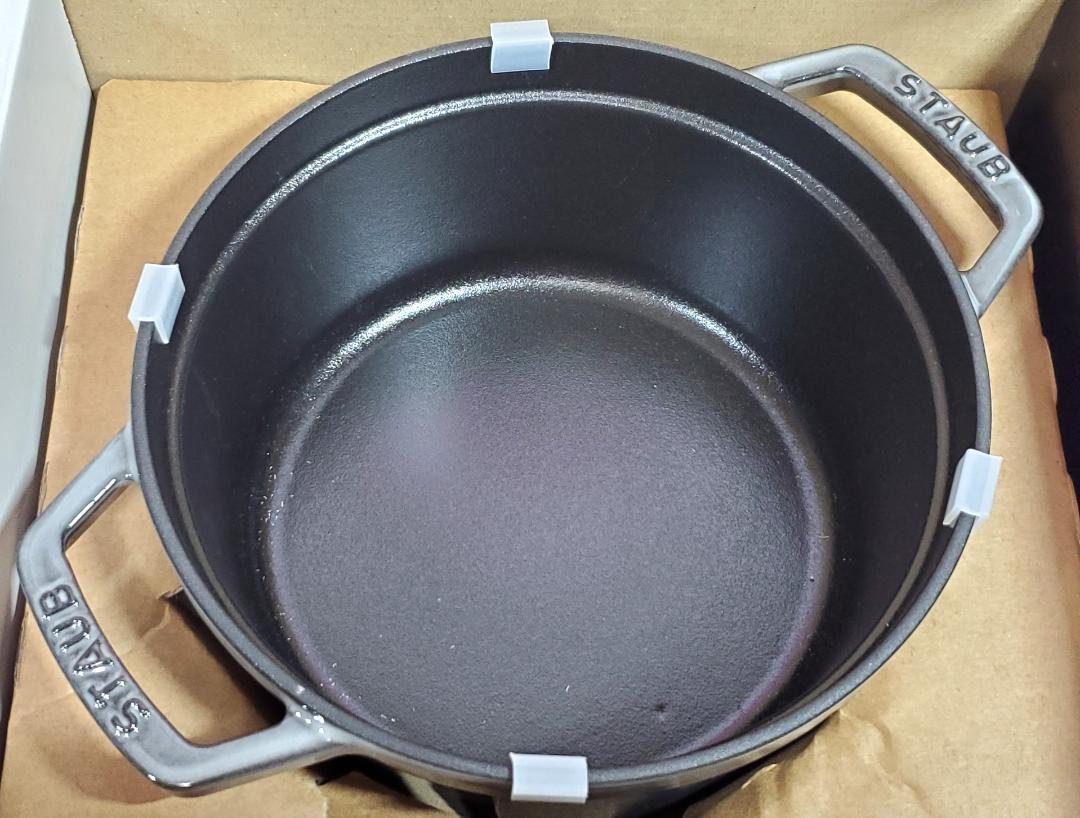 新品未使用★ストウブ STAUB★ ピコ・ココット ラウンド ★20cm★グレー