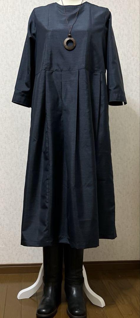 紳士大島紬ワンピース