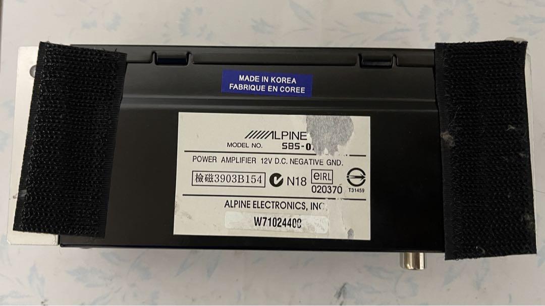 ALPINE アルパイン SBS-0715 センター スピーカー アンプ (N)