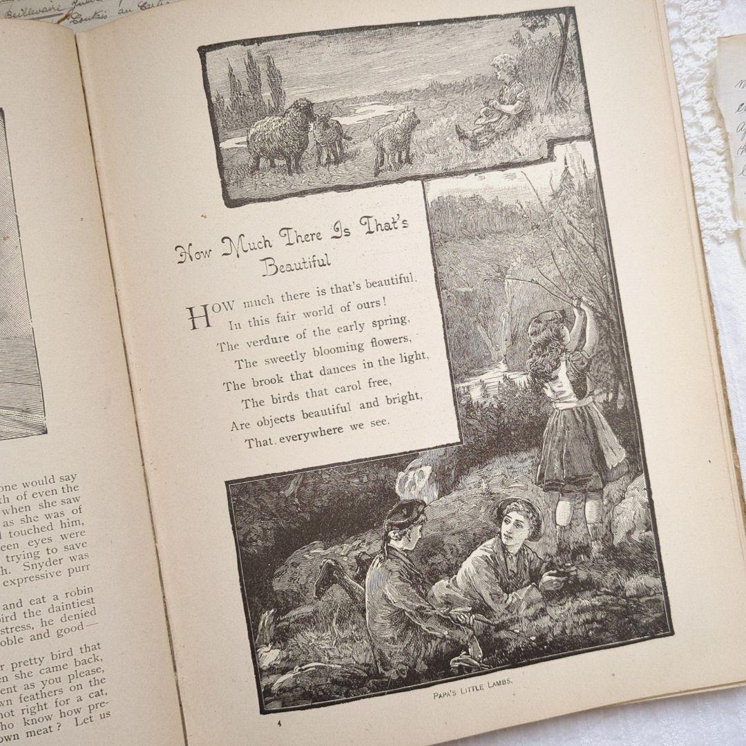 稀少1890 アンティーク絵本 児童書 洋書 古書 ヴィクトリアン ヴィンテージ