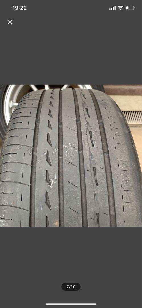 50エスティマ　225/45/18 レグノ ブリジストン　GR-X2