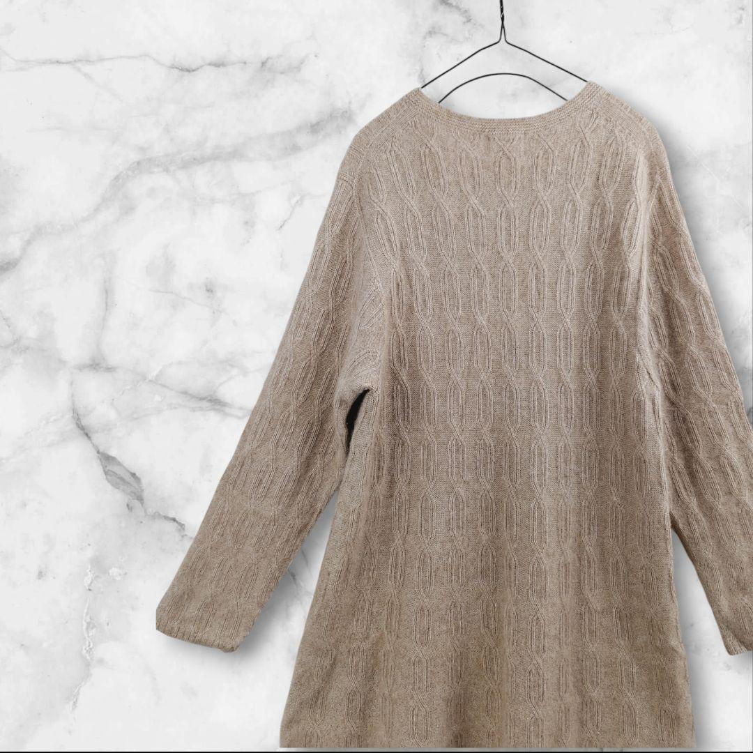 美品 LUYUAN ROSE ルーエンローズ　カシミア100%ニットチュニック