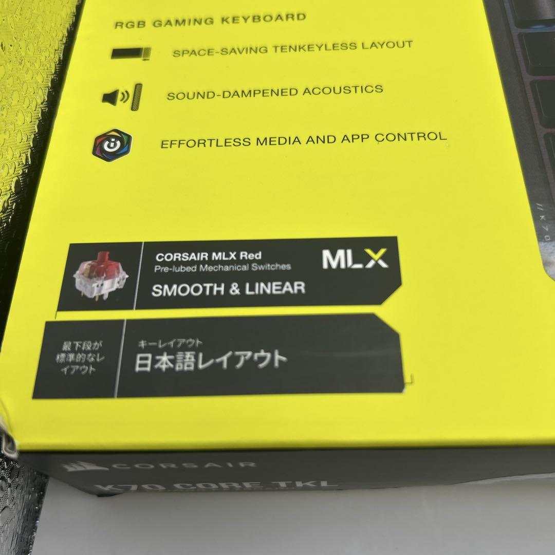 【新品未開封】CORSAIR K70CORE TKL RGBゲーミングキーボード Amazon.co.jp: 【Amazon.co.jp限定】CORSAIR K70 CORE TKL