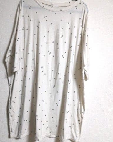 フェリシモ サニークラウズ 綿麻 小紋柄チュニックワンピース ツムグ 新品