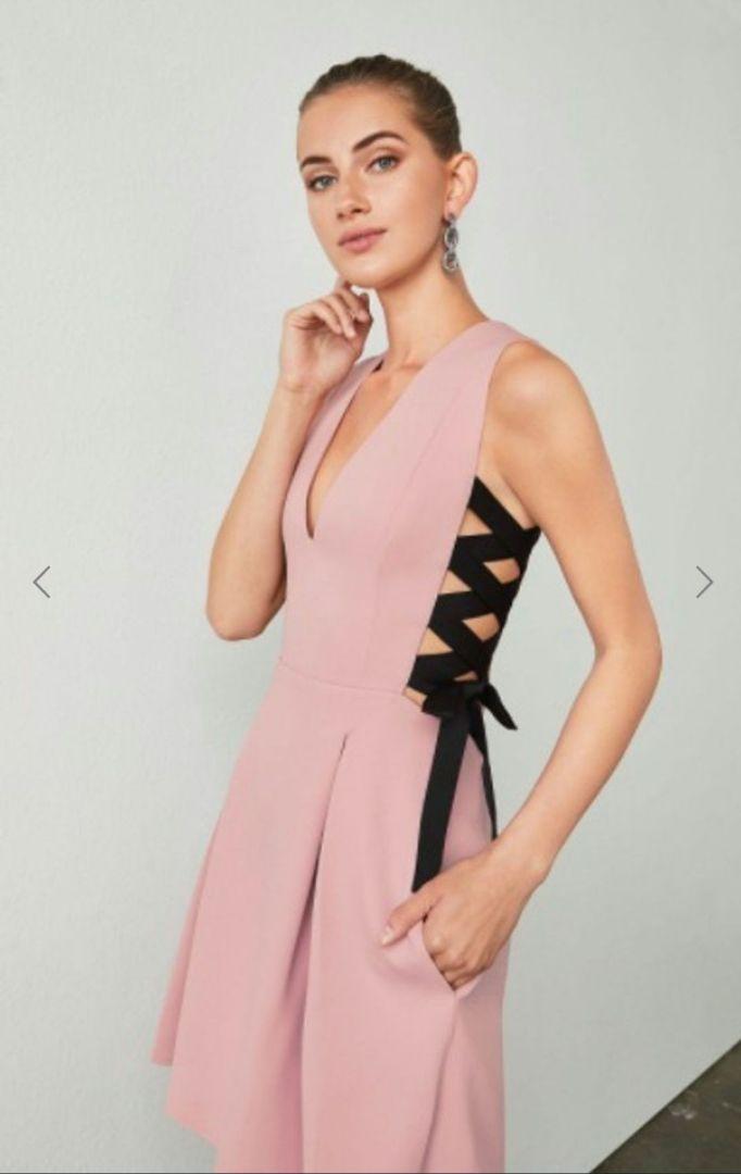 BCBGmaxazria サイド編み上げミニワンピース♫