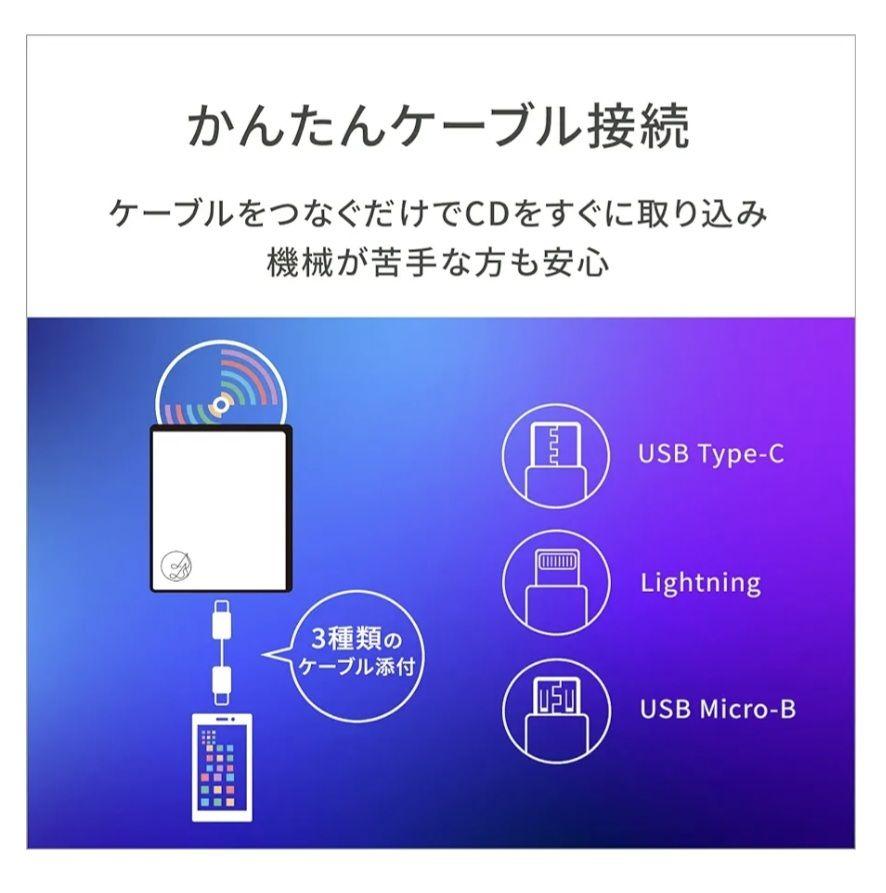 I-O DATA CDレコ　アイオーデータ　スマホ　CD取込み　CDレコーダー