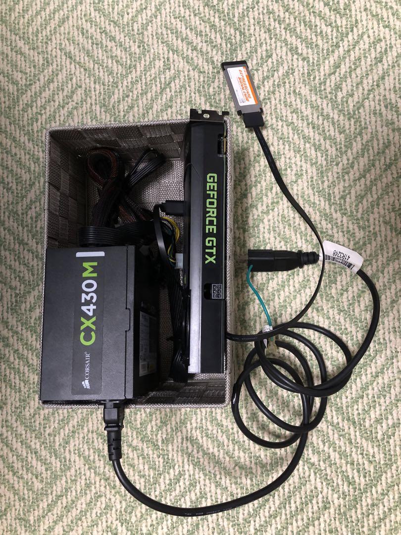 NVIDIA GTX 960 + EXP GDC + Corsair CX430