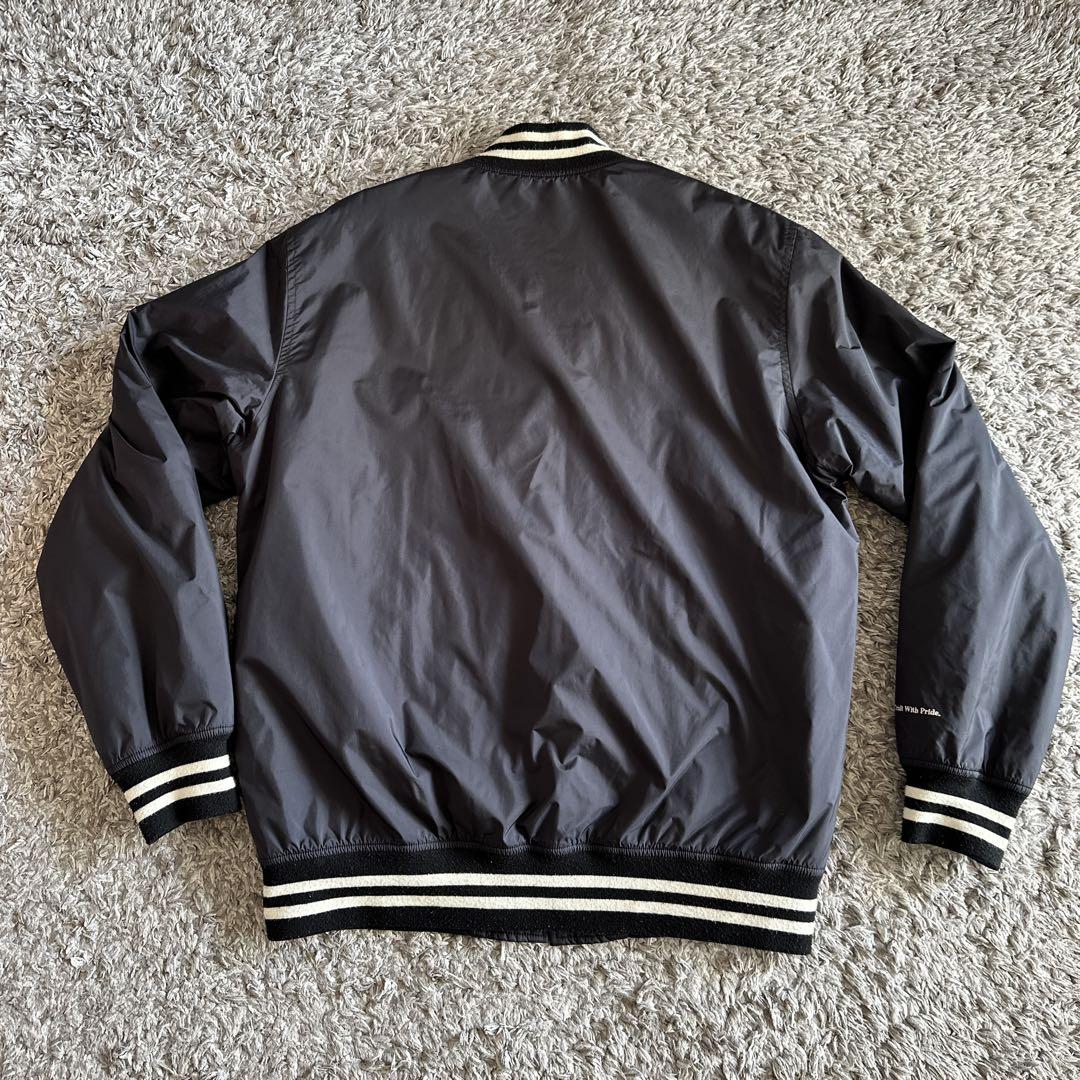 Neighborhood Baseball Jacket | Black | FARFETCH JO