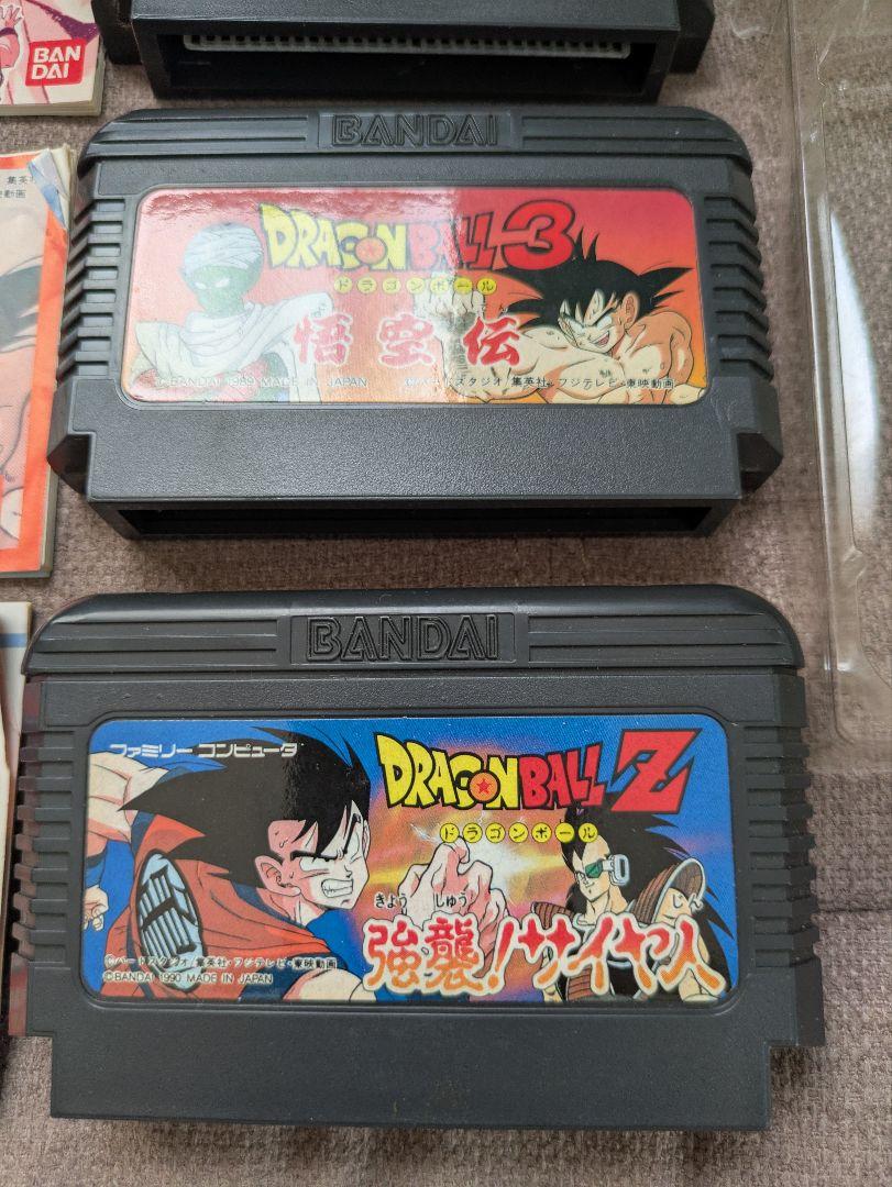 ドラゴンボール Z ファミコンソフト 4本セット 任天堂 カセット