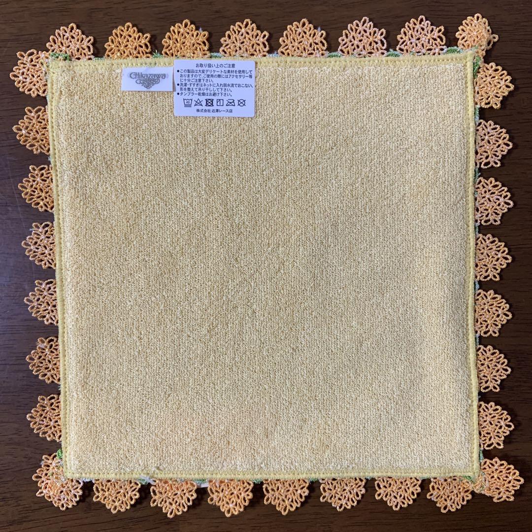 【近沢レース/CHIKAZAWA】新品未使用/シーズンタオルハンカチ6枚セット