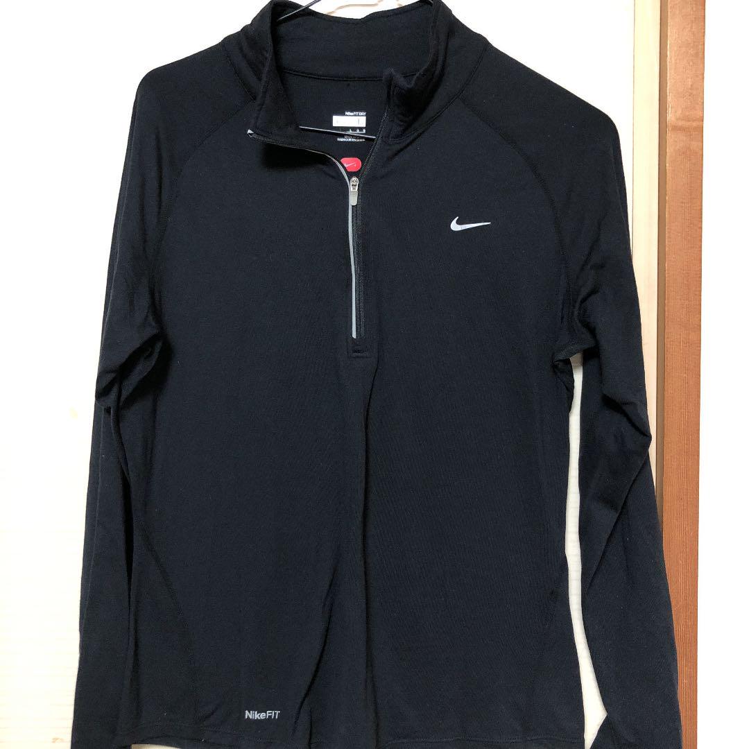 NIKE ナイキ FITDRY 速乾軽量 ハーフジップ長袖プルオーバー
